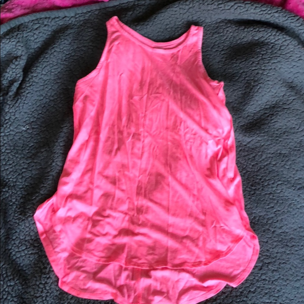 Old navy bright pink girls tank top